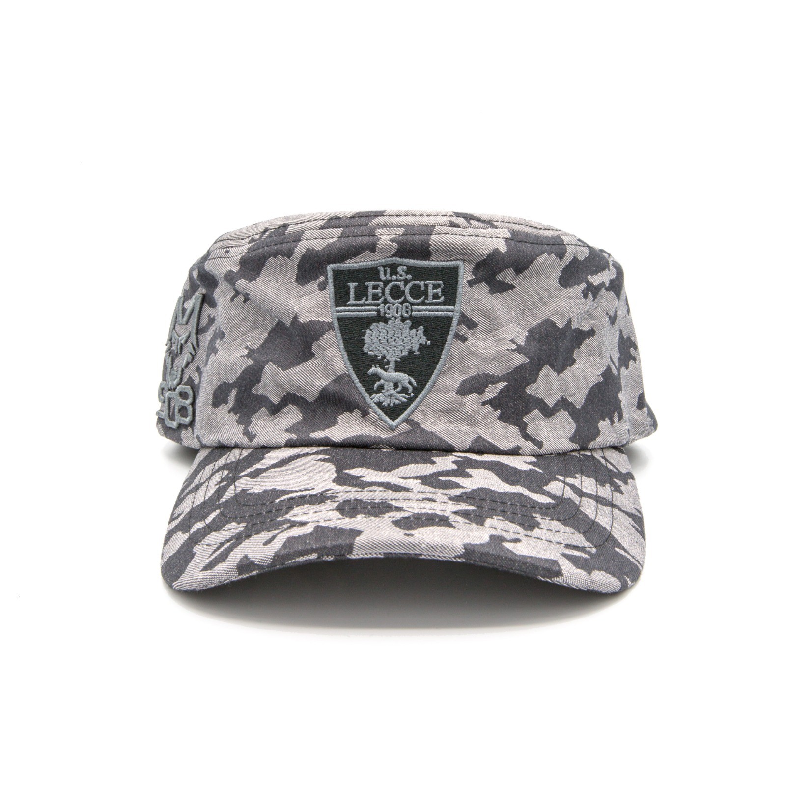 M908 – CAPPELLO VISIERA SCUDETTO GRIGIO MIMETICO BASSO