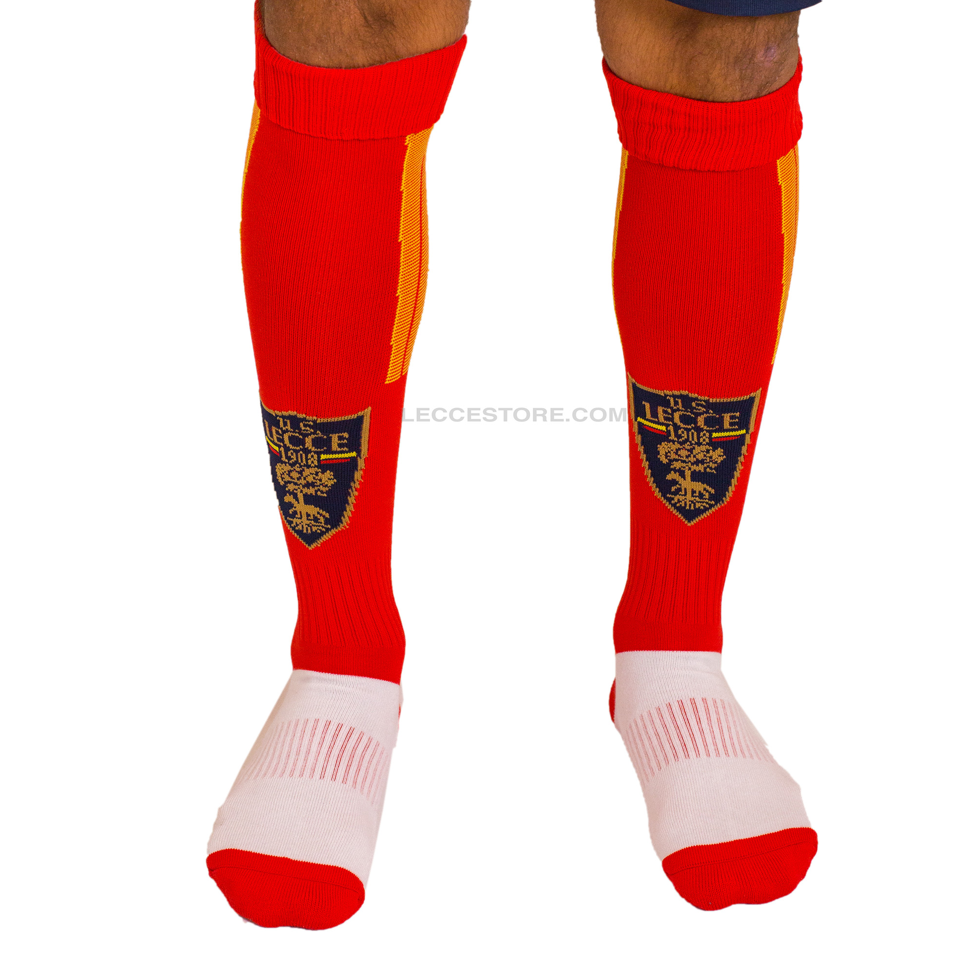 M908 – U.S.LECCE CALZETTONE ROSSO CASA 21/22