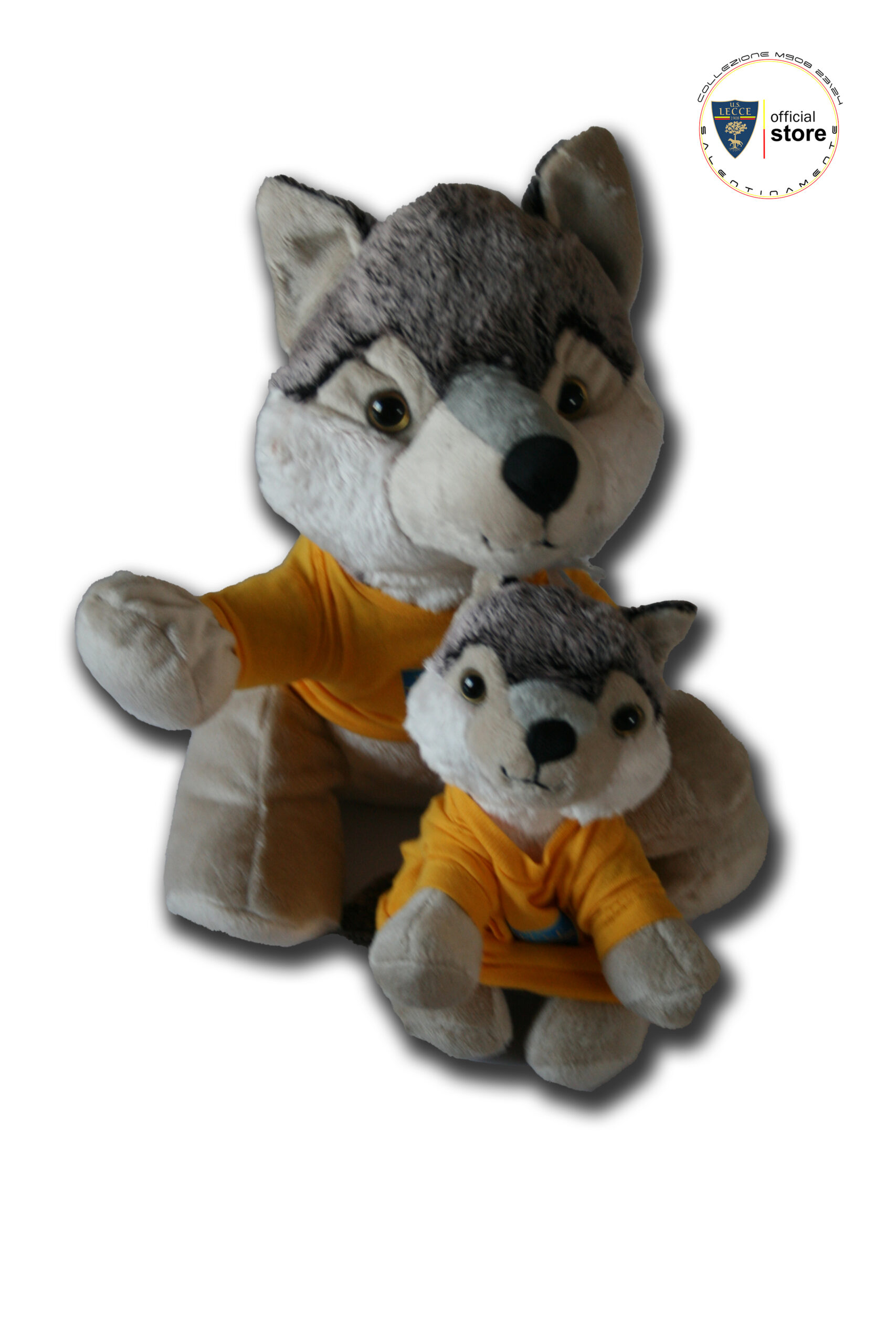 U.S.LECCE – PELUCHE MASCOTTE LUPETTO GIALLOROSSO 1908