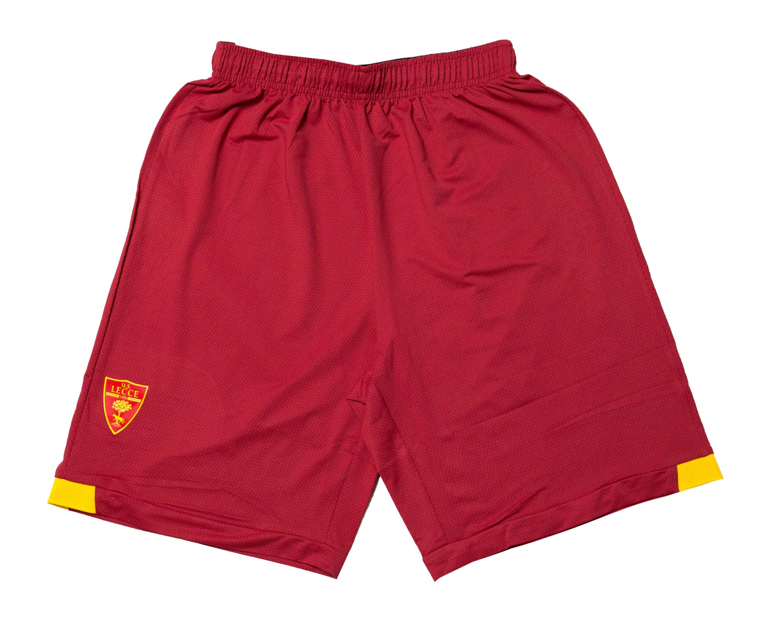 M908 – PANTALONCINO GARA U.S.LECCE CALCIO TRASFERTA 22/23 ROSSO