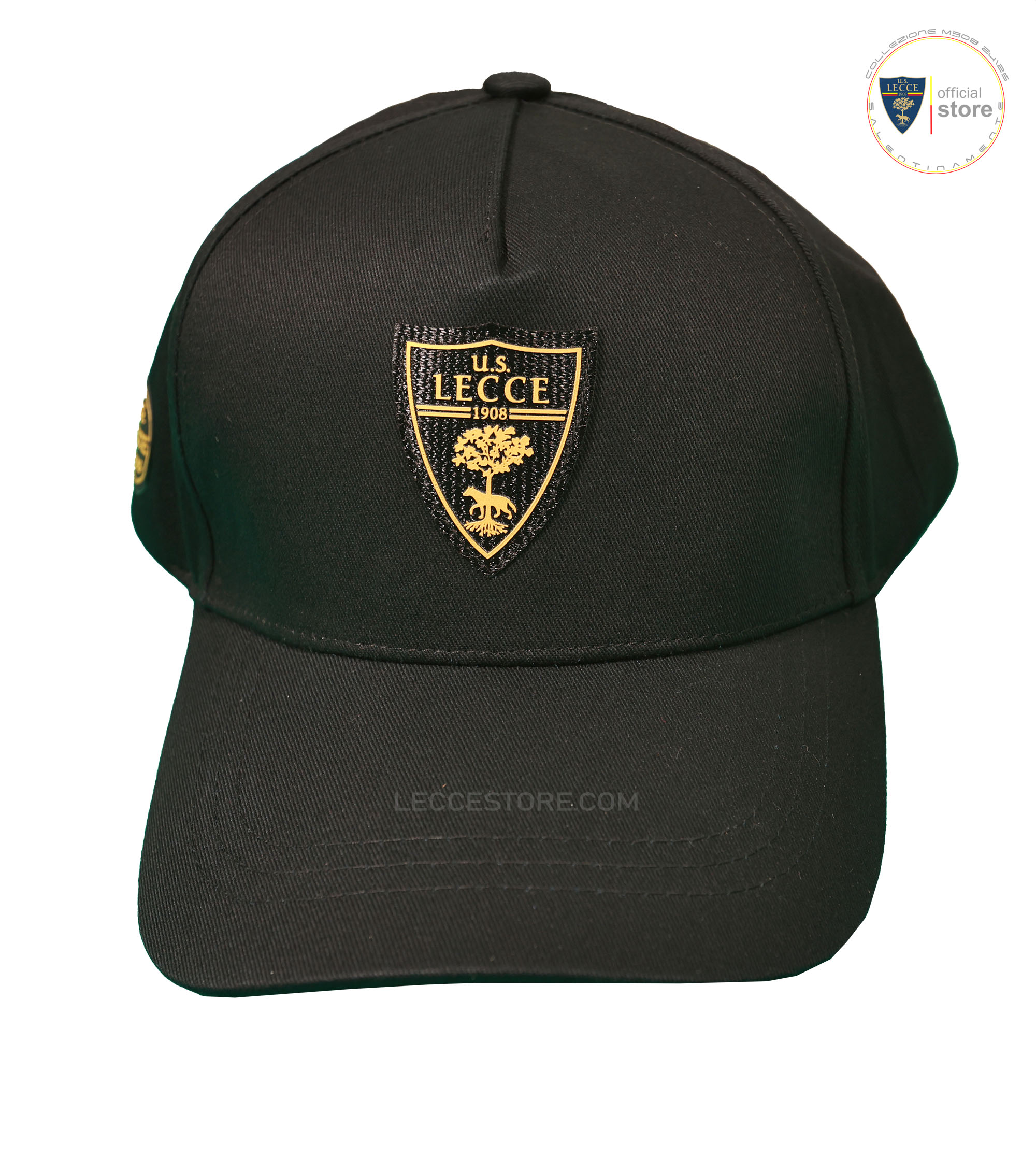 M908 – CAPPELLO VISIERA ADULTO O BAMBINO US LECCE CALCIO – VARI COLORI ALL’INTERNO – NERO BLU ROSSO GRIGIO